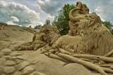 Фестиваль песочных скульптур в Лаппеенранте.