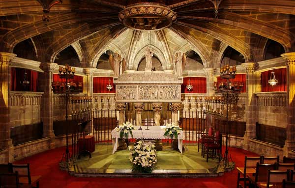 Внутренне убранство собора Святой Евлалии