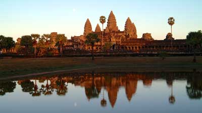 Ангкор-Ват на закате