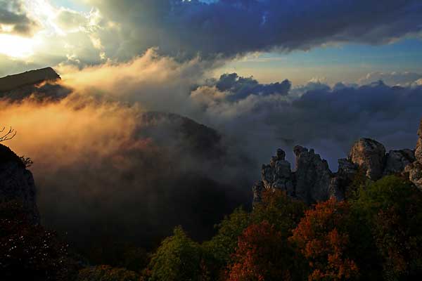 Закат в Крымских горах
