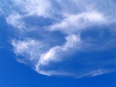 Перистые облака, предвещающие хорошую погоду
